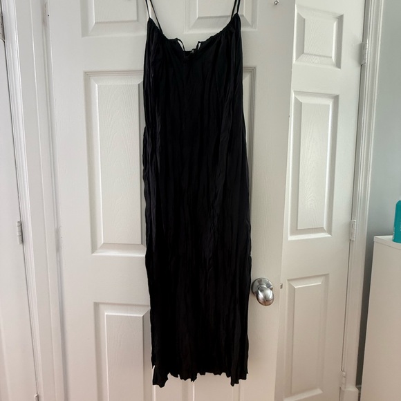 J Crew Crinkled side-slit midi dress - Picture 3 of 9